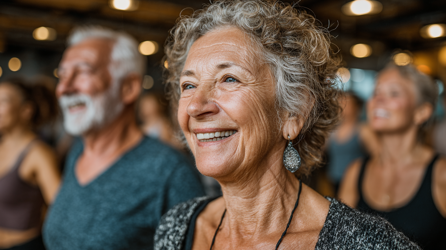 Personas mayores disfrutando de actividades al aire libre en la naturaleza